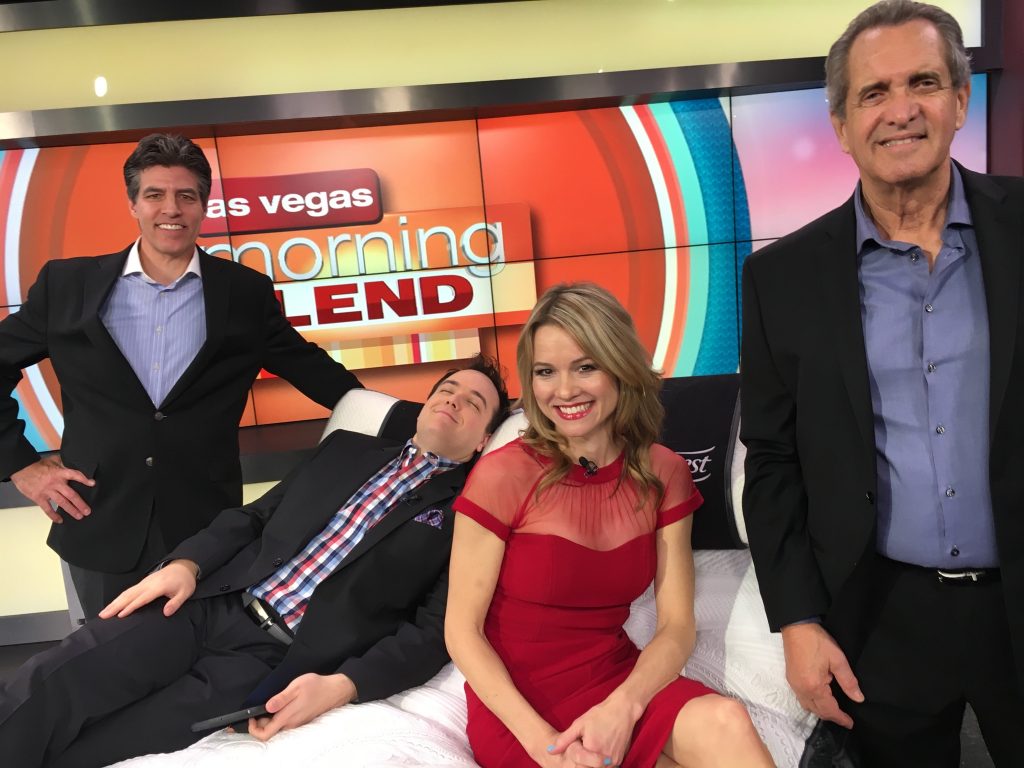 Dave Mizrahi on Morning Blend in Las Vegas promoting the new Beautyrest Black