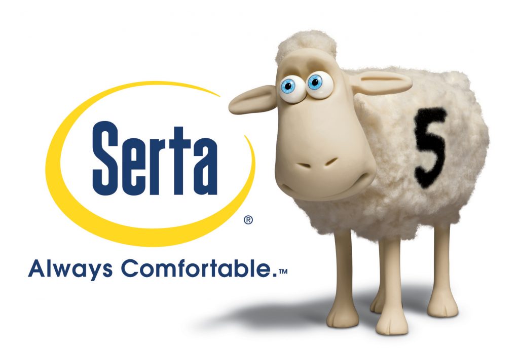 serta brand mattress sheep