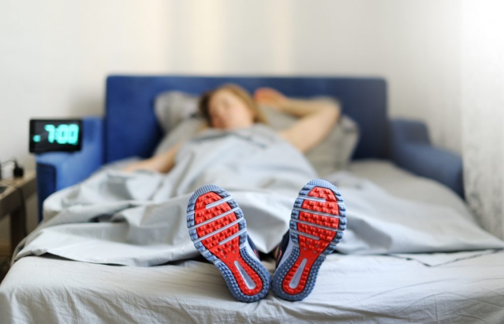 No Physical activity before bed to have the best sleep possible. 