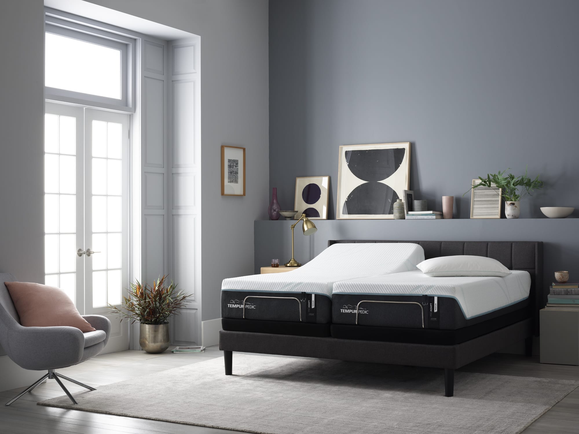 Tempur pedic split top king box spring