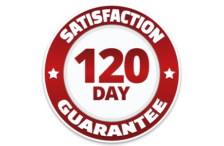 Best Mattress in Las Vegas, Mesquite & St. George 120 Day Sleep Guarantee Logo