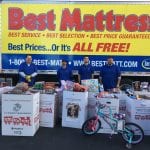 Best Mattress' Toys 4 Tots Special Delivery!