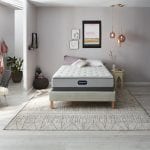 Beautyrest Mattress in spacious minimalist bedroom