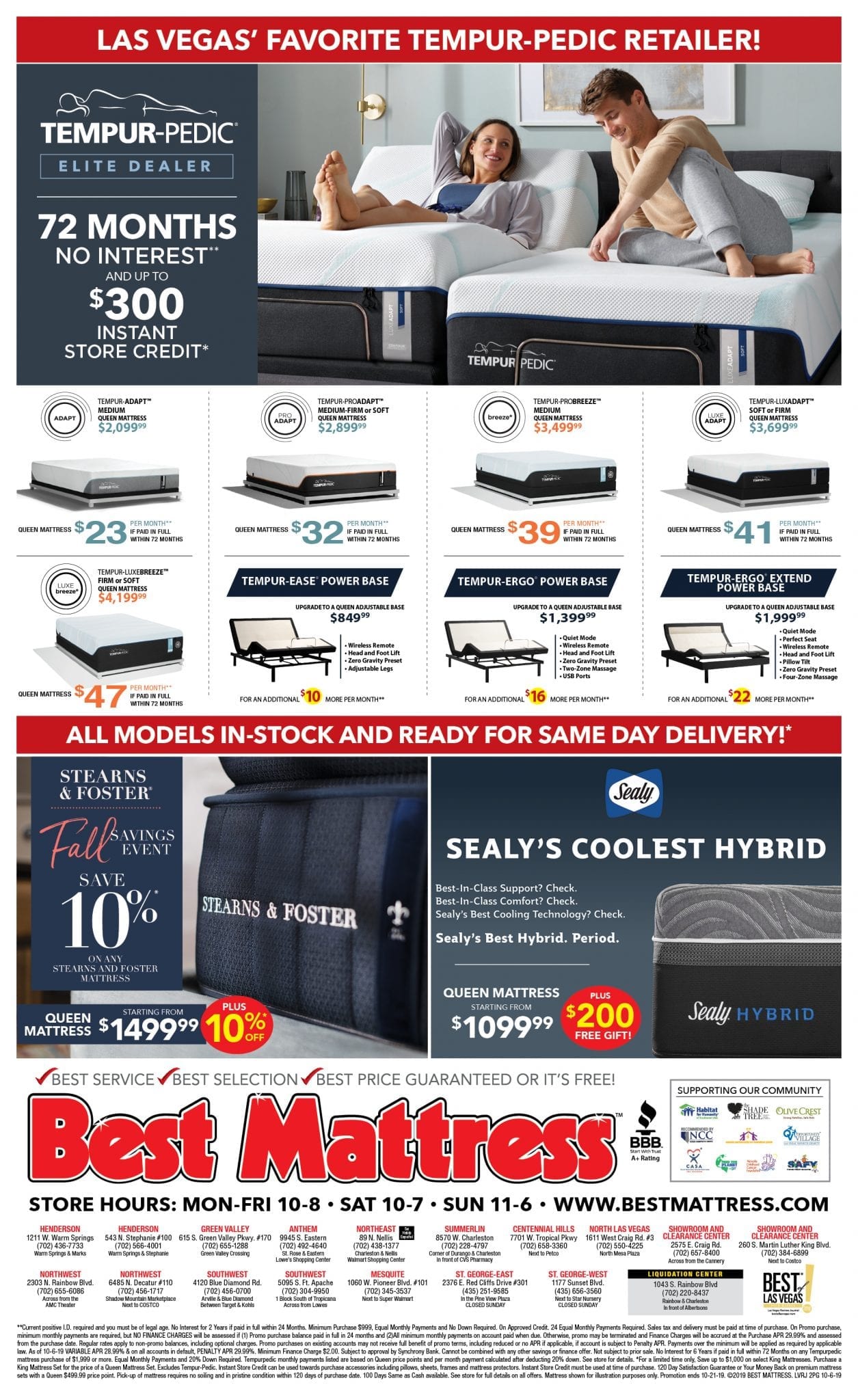 Current Best Mattress Ad Mattress Sales Las Vegas & St.