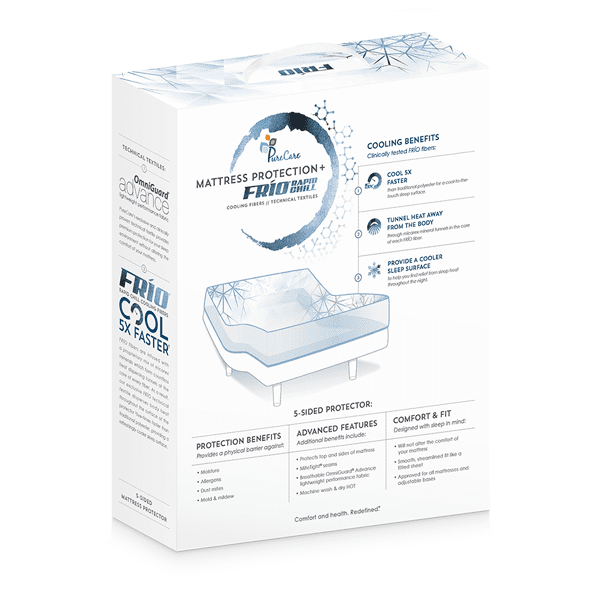 Pure Care Frio 5-sided Mattress Protector CALL KING 