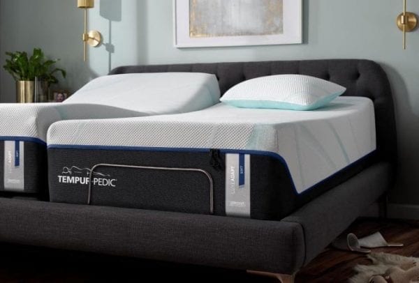 Tempurpedic mattresses with dual adjustable bed frame