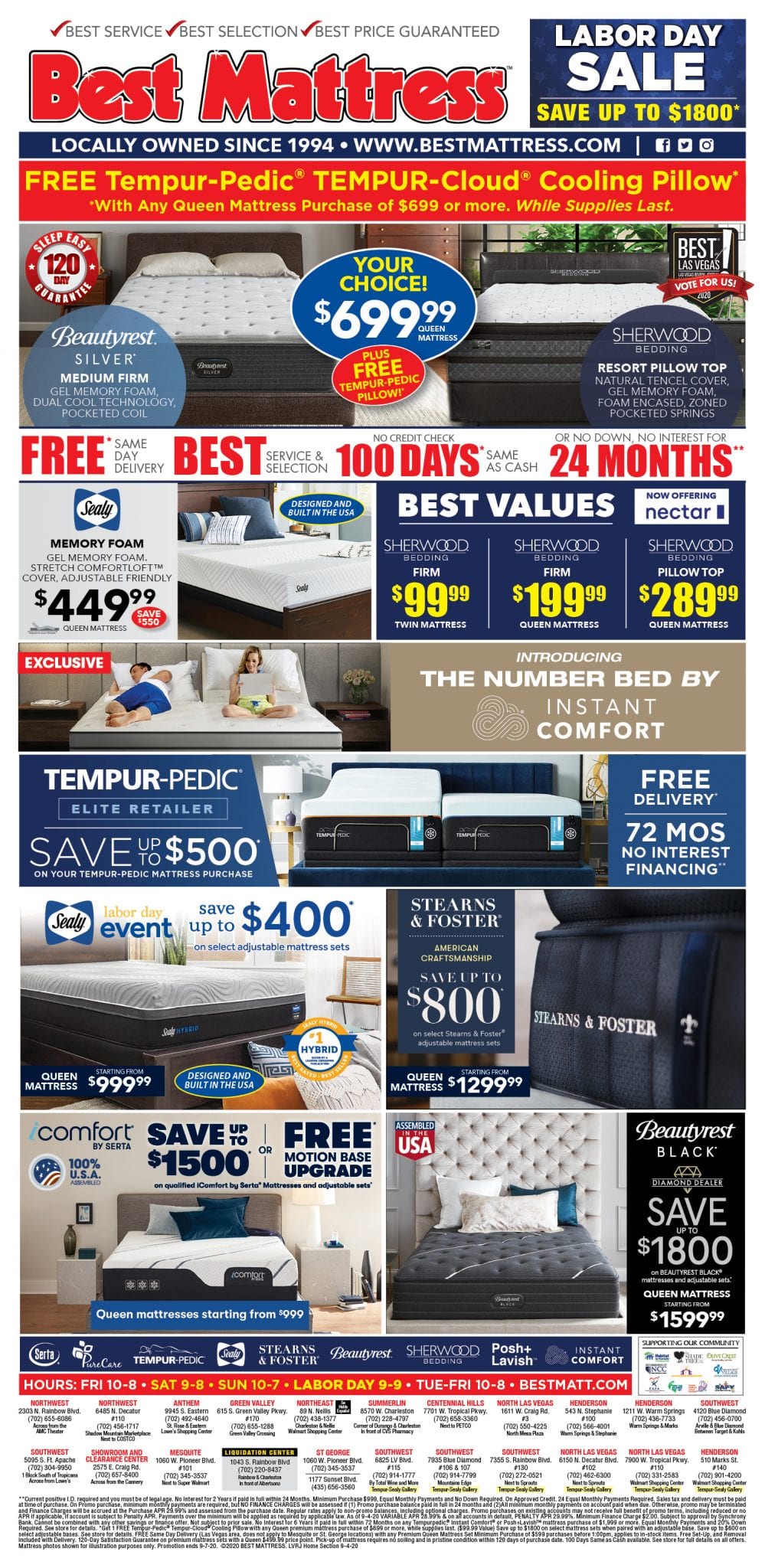 Current Best Mattress Sales Ad Mattress Sales Las Vegas & St.