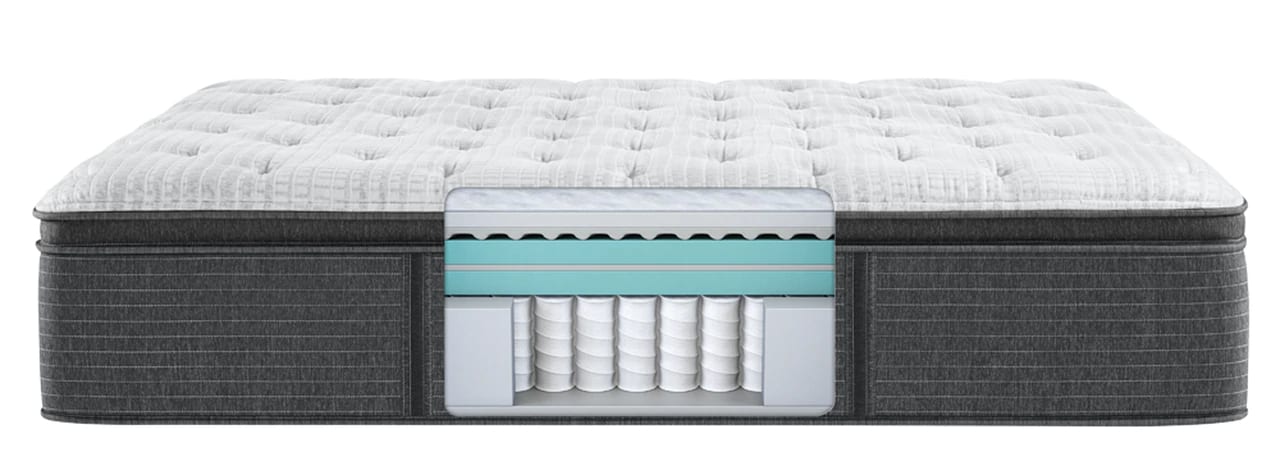 Beautyrest Ocala Plush Pillow Top mattress cutaway