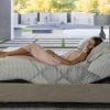 King Koil Lily SmartLife Medium mattress with a women laying on it