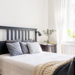 bed in small room