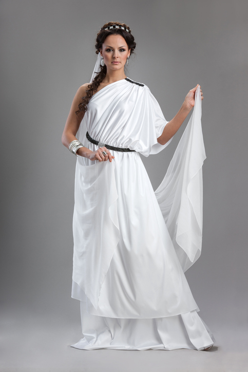 Toga bed sheet costume