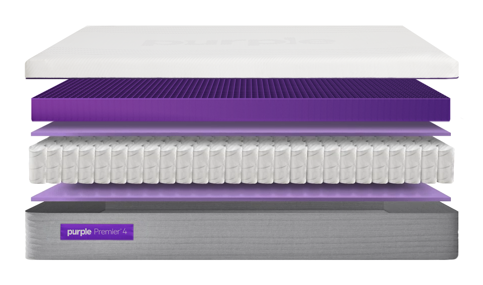 Purple Hybrid Premier 4 Mattress layers