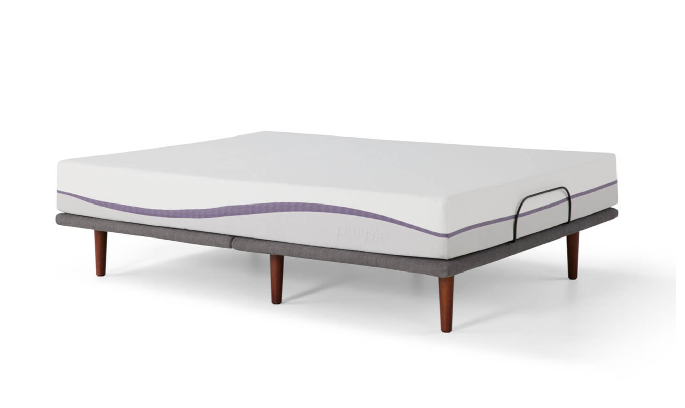 Purple bed discount adjustable base