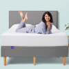 woman laying on a Purple Mattress and bed frame