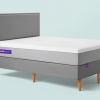 Purple Hybrid Mattress with Purple bed frame
