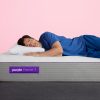 Man sleeping on Purple Premier 3 and Purple Pillow