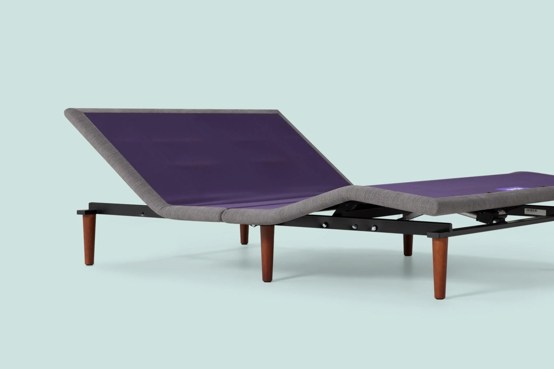 Purple adjustable bed shop frame