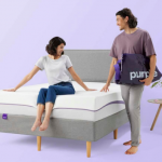 Couple on Purple Mattress