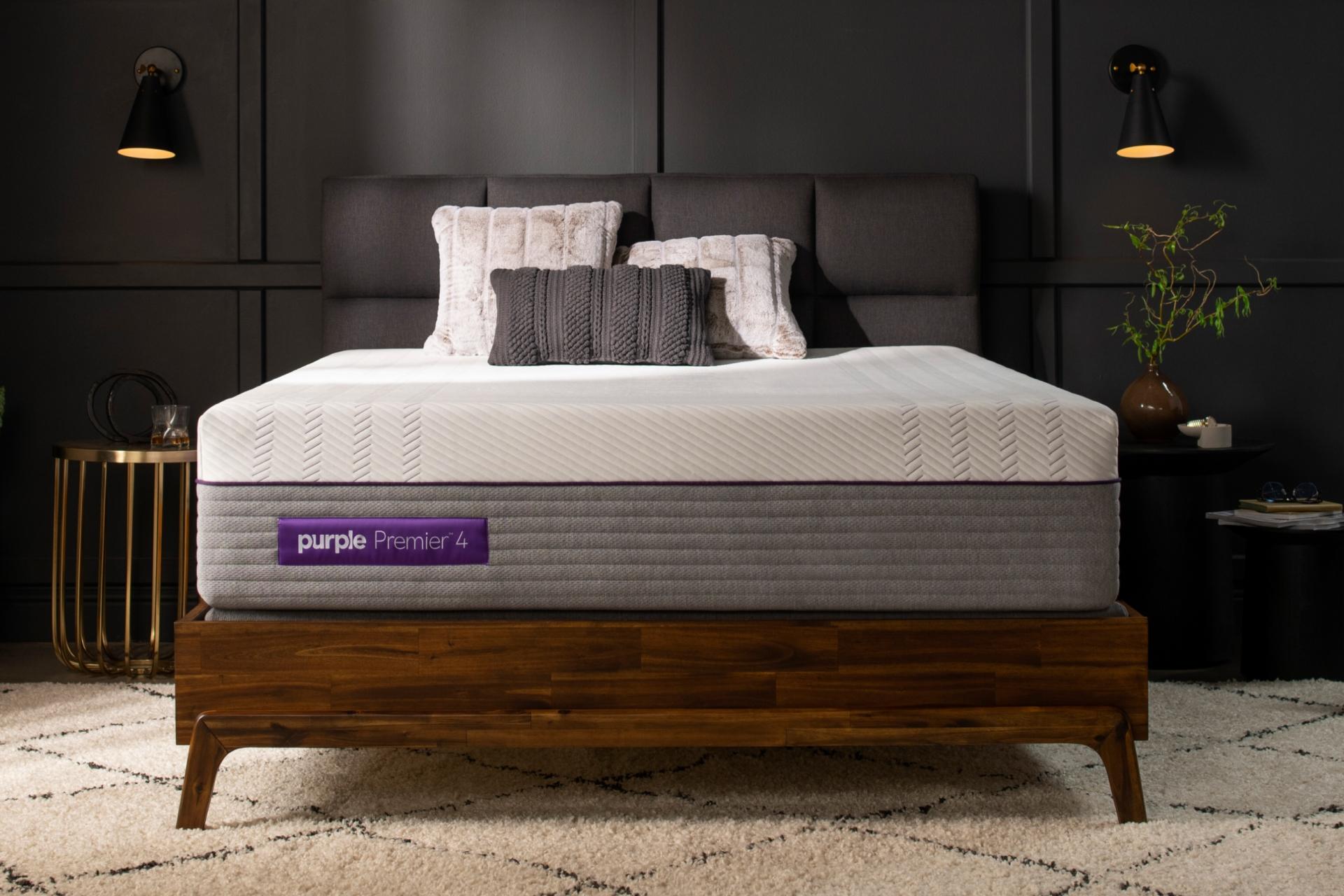 weight of king purple mattress