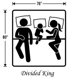Divided King mattress Base