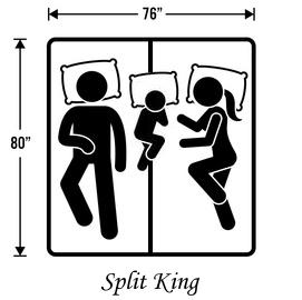 Split King Bed Base