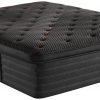 Beautyrest Black C-Class Plush Pillow Top angled view