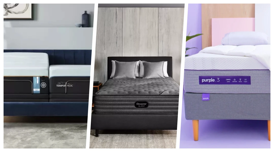 Tempurpedic, Beautyrest, Purple banner