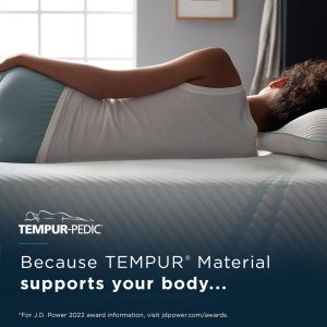 Tempur-Pedic - TEMPUR material supports your body