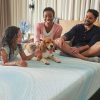 Family on TEMPUR-LUXEbreeze 2.0 Medium Hybrid Mattress