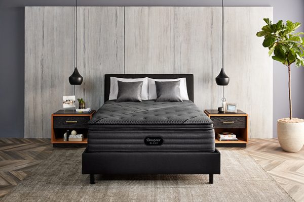 Beautyrest black natasha plush pillow top king mattress sale