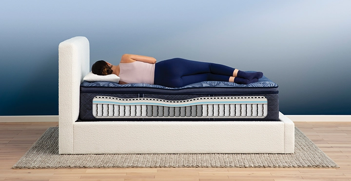 Serta Perfect Sleeper Chattahoochee Hills Medium Pillow Top Mattress layers