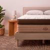 Helix Midnight Elite mattress with nightstand