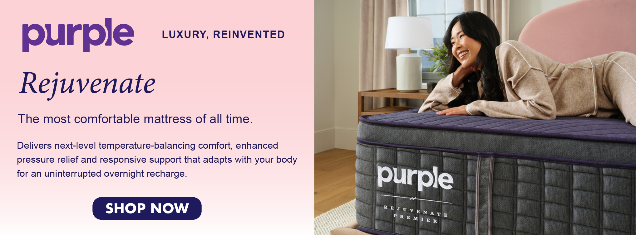 0725_Purple_EvergreenRejuvenate-WEBBANNERS-Homepage Purple Rejuvenate. Luxury, Reinvented.